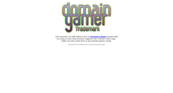 Desktop Screenshot of domaingamer.com